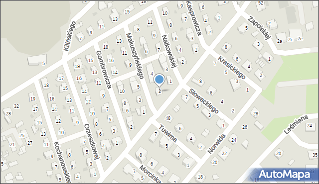 Namysłów, Makuszyńskiego Kornela, 2, mapa Namysłów