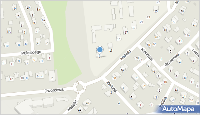 Natalin, Matejki Jana, 11, mapa Natalin