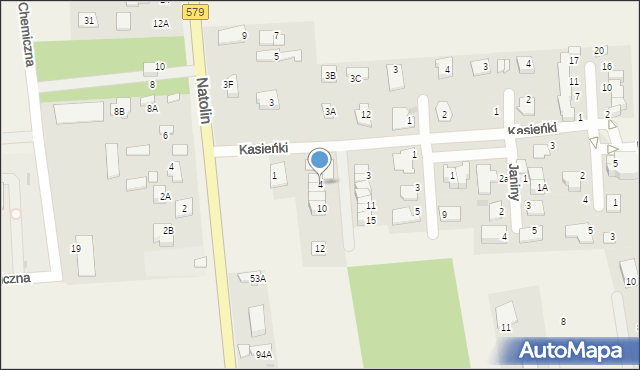 Natolin, Magdalenki, 4, mapa Natolin