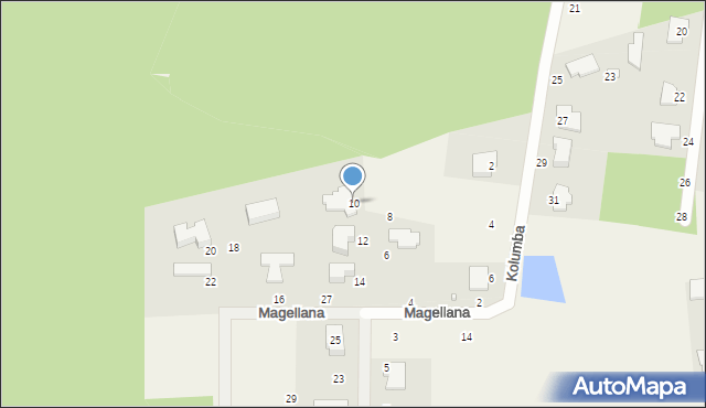 Niemcz, Magellana Ferdynanda, 10, mapa Niemcz