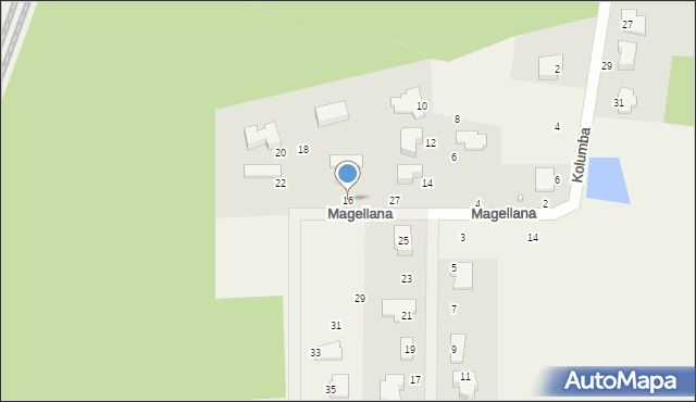 Niemcz, Magellana Ferdynanda, 16, mapa Niemcz