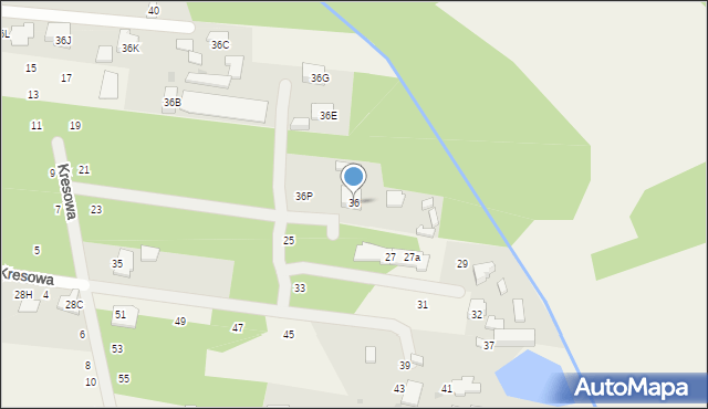 Nieporęt, Małołęcka, 36, mapa Nieporęt