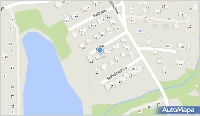 Nowa Dęba, Mała, 9, mapa Nowa Dęba