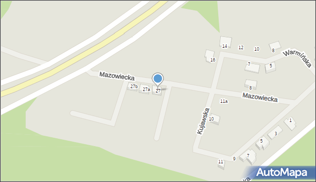 Nowa Sól, Mazowiecka, 27, mapa Nowa Sól