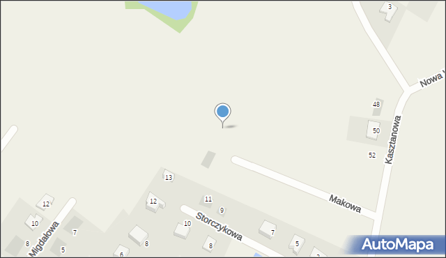 Nowa Wieś Malborska, Makowa, 12, mapa Nowa Wieś Malborska