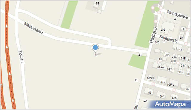 Nowa Wola, Macierzanki, 9, mapa Nowa Wola