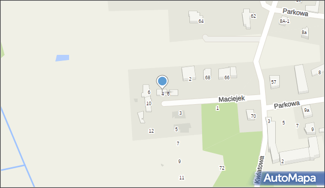 Nowe Bielice, Maciejek, 4, mapa Nowe Bielice