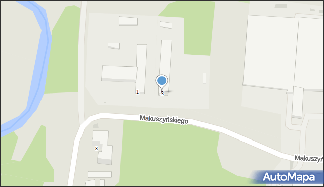 Nowe Miasto Lubawskie, Makuszyńskiego Kornela, 3, mapa Nowe Miasto Lubawskie