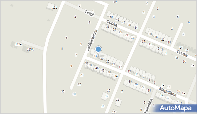 Oława, Magellana Ferdynanda, 31, mapa Oława