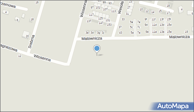 Oława, Malownicza, 6h, mapa Oława