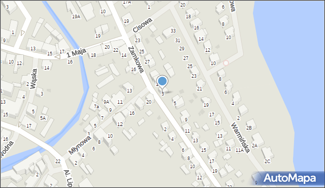 Olecko, Mazurska, 3, mapa Olecko