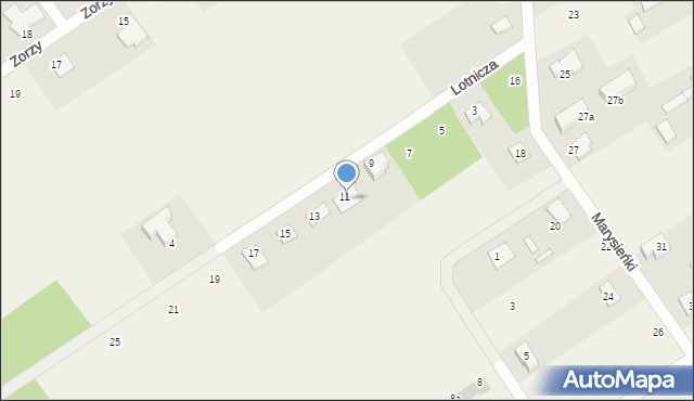 Olszewnica Stara, Marysieńki, 14E, mapa Olszewnica Stara
