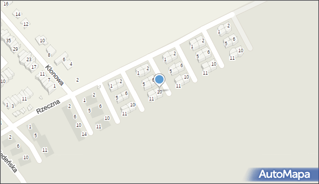 Opole, Madrycka, 10, mapa Opola
