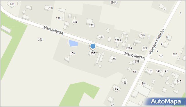 Opypy, Mazowiecka, 157, mapa Opypy