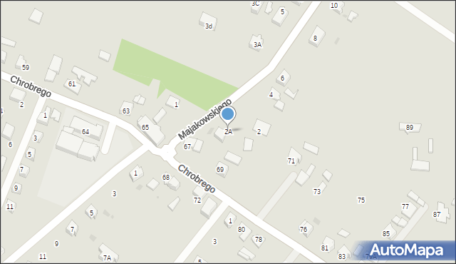 Orzesze, Majakowskiego, 2A, mapa Orzesze