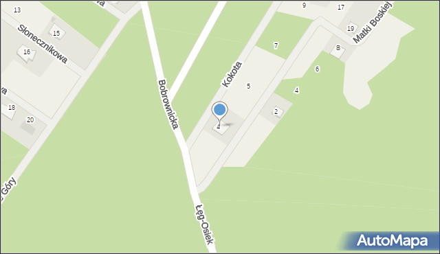 Osiek nad Wisłą, Matki Boskiej Skępskiej, 3, mapa Osiek nad Wisłą