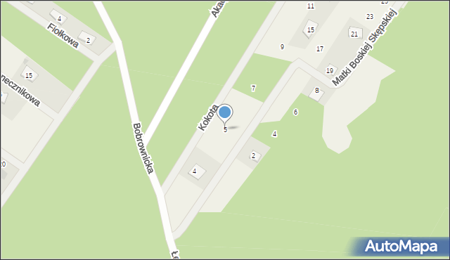 Osiek nad Wisłą, Matki Boskiej Skępskiej, 5, mapa Osiek nad Wisłą