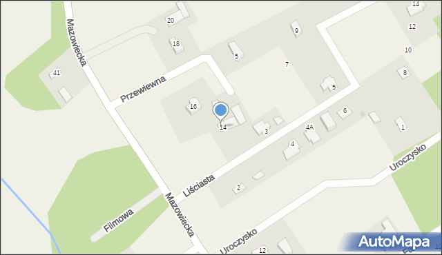 Osowiec, Mazowiecka, 16A, mapa Osowiec