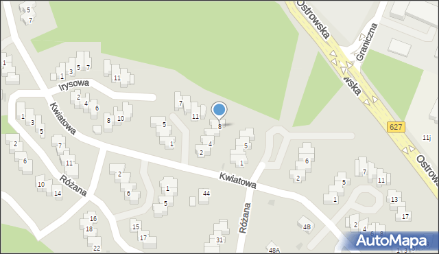 Ostrołęka, Makowa, 8, mapa Ostrołęka