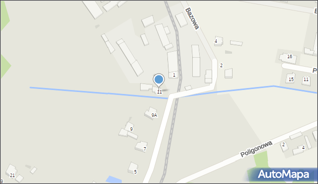 Ostrołęka, Magazynowa, 11, mapa Ostrołęka