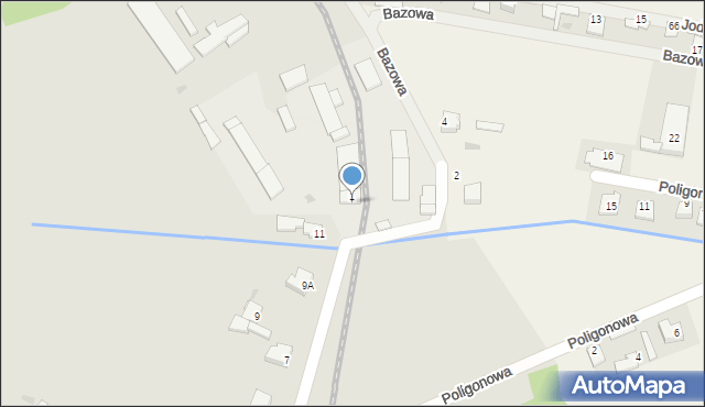 Ostrołęka, Magazynowa, 1A, mapa Ostrołęka