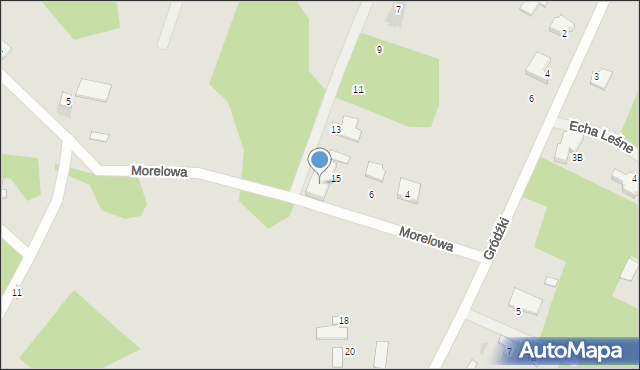 Ostrów Mazowiecka, Magnolii, 15a, mapa Ostrów Mazowiecka