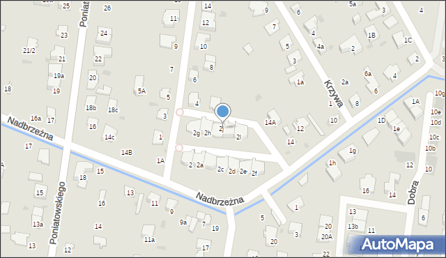 Ożarów Mazowiecki, Mała, 2j, mapa Ożarów Mazowiecki