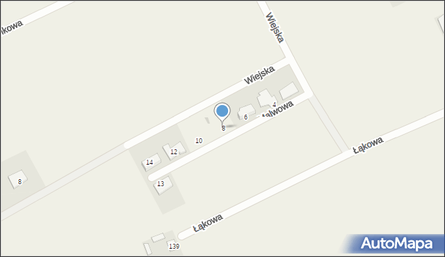 Papowo Toruńskie, Malwowa, 8, mapa Papowo Toruńskie