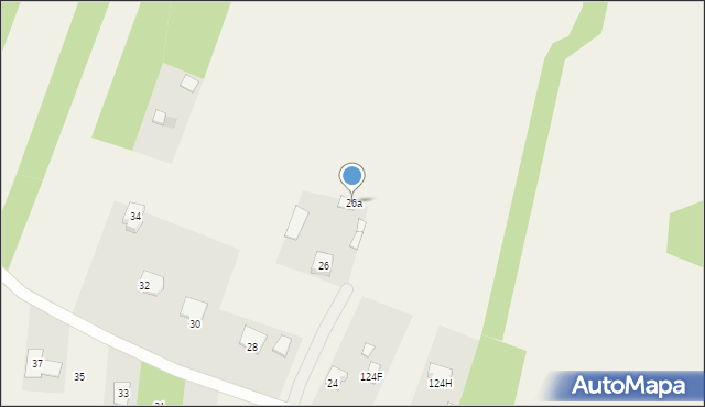 Parznice, Majewskiego Józefa, 26a, mapa Parznice