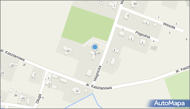 Pełczyce, Magnicka, 3, mapa Pełczyce