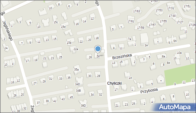 Piaseczno, Markowskiego, 24, mapa Piaseczno