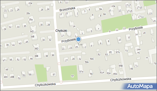 Piaseczno, Markowskiego, 25A, mapa Piaseczno