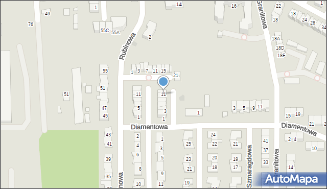 Piaseczno, Marmurowa, 11, mapa Piaseczno