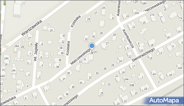 Piastów, Malczewskiego Jacka, 29, mapa Piastów