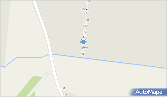 Piotrków Trybunalski, Małopolska, 87, mapa Piotrków Trybunalski