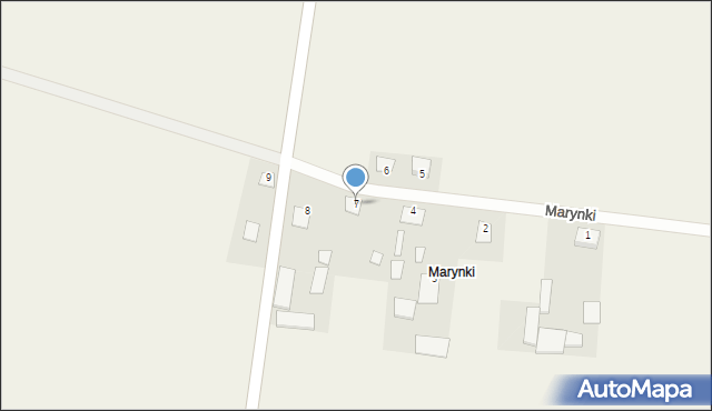 Platerów, Marynki, 7, mapa Platerów