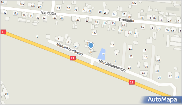 Pleszew, Marcinkowskiego Karola, 6, mapa Pleszew