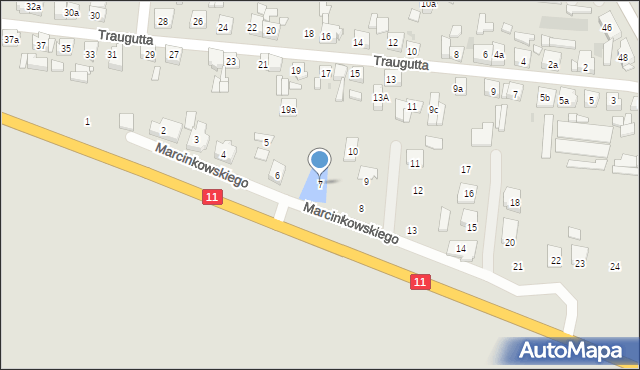 Pleszew, Marcinkowskiego Karola, 7, mapa Pleszew