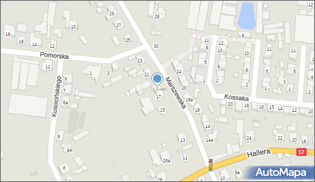 Pleszew, Marszewska, 19, mapa Pleszew