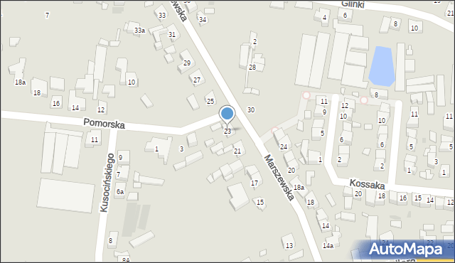 Pleszew, Marszewska, 23, mapa Pleszew