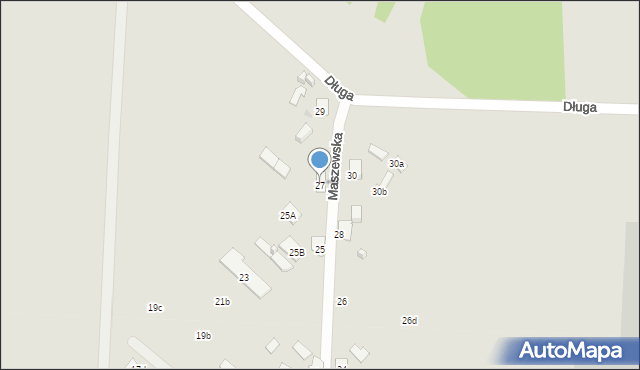 Płock, Maszewska, 27, mapa Płock