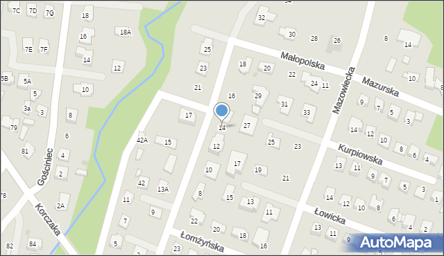 Płock, Małopolska, 14, mapa Płock