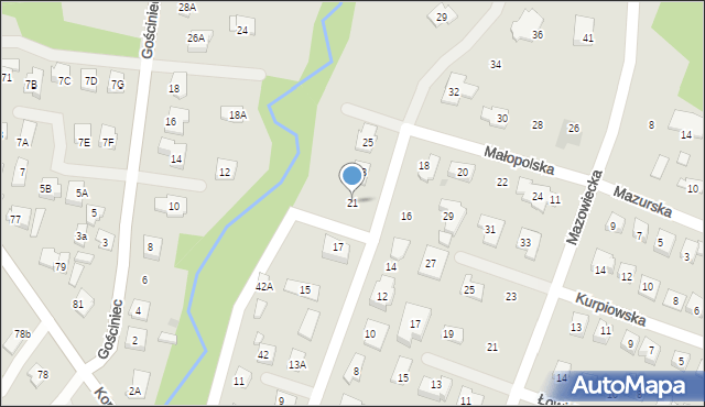 Płock, Małopolska, 21, mapa Płock