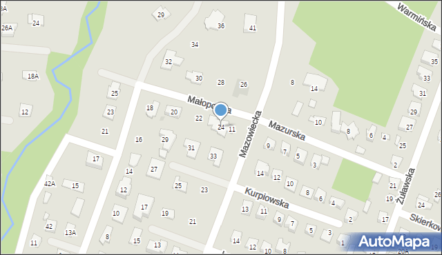 Płock, Małopolska, 24, mapa Płock