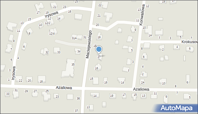 Pniewy, Maciejewskiego Mariana, ks., 17, mapa Pniewy