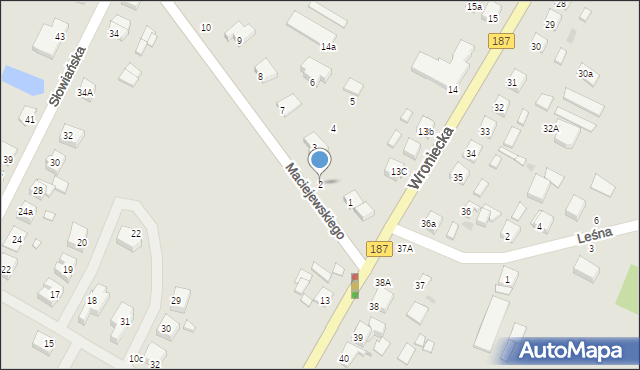 Pniewy, Maciejewskiego Mariana, ks., 2, mapa Pniewy