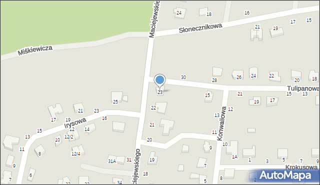 Pniewy, Maciejewskiego Mariana, ks., 23, mapa Pniewy