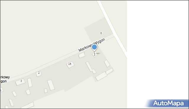 Poczopek, Markowy Wygon, 1, mapa Poczopek