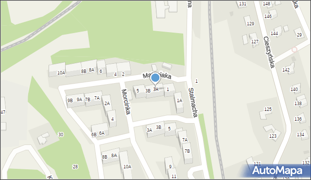 Pogwizdów, Matusiaka Klemensa, 3A, mapa Pogwizdów