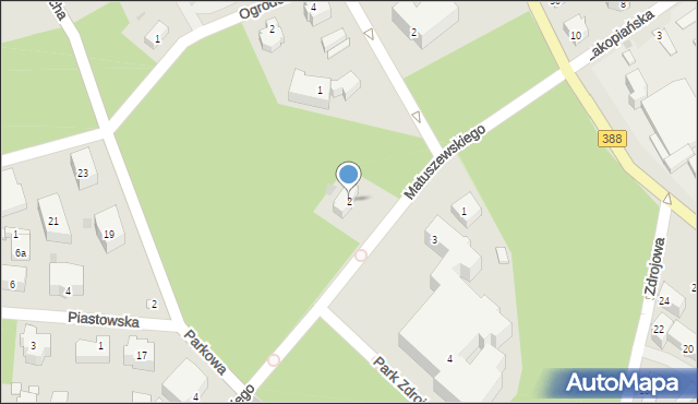 Polanica-Zdrój, Matuszewskiego Józefa, dr., 2, mapa Polanica-Zdrój